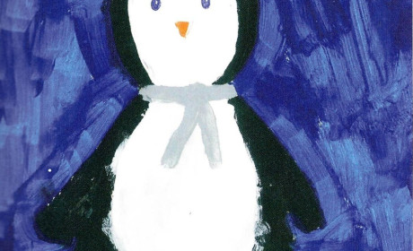 Kartīte "Pingvīns"