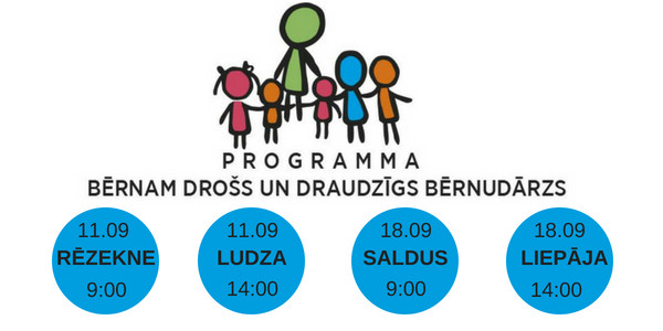 Aicinām uz preventīvās programmas ievadsemināriem “Bērnam drošs un ...